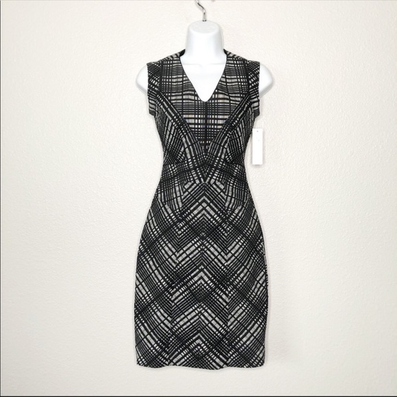 NWT Shoshanna Structured Sleeveless Cocktail Dress Size 2 - Picture 1 of 9